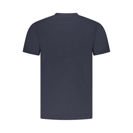 Blu Cotton Men T-Shirt