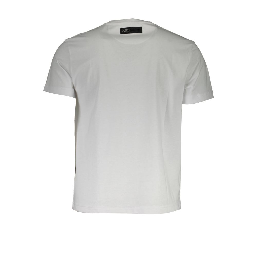 White Cotton Men's T-Shirt