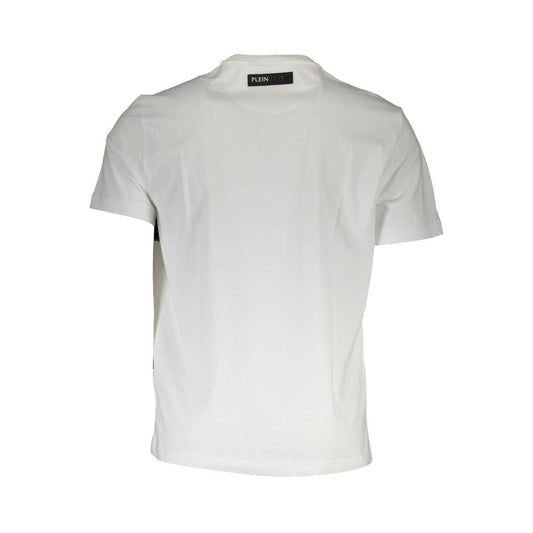 White Cotton Men's T-Shirt