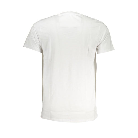 White Cotton Men T-Shirt