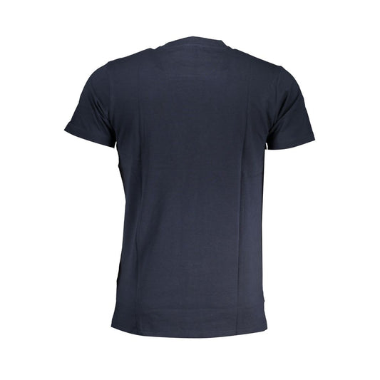 Blu Cotton Men T-Shirt