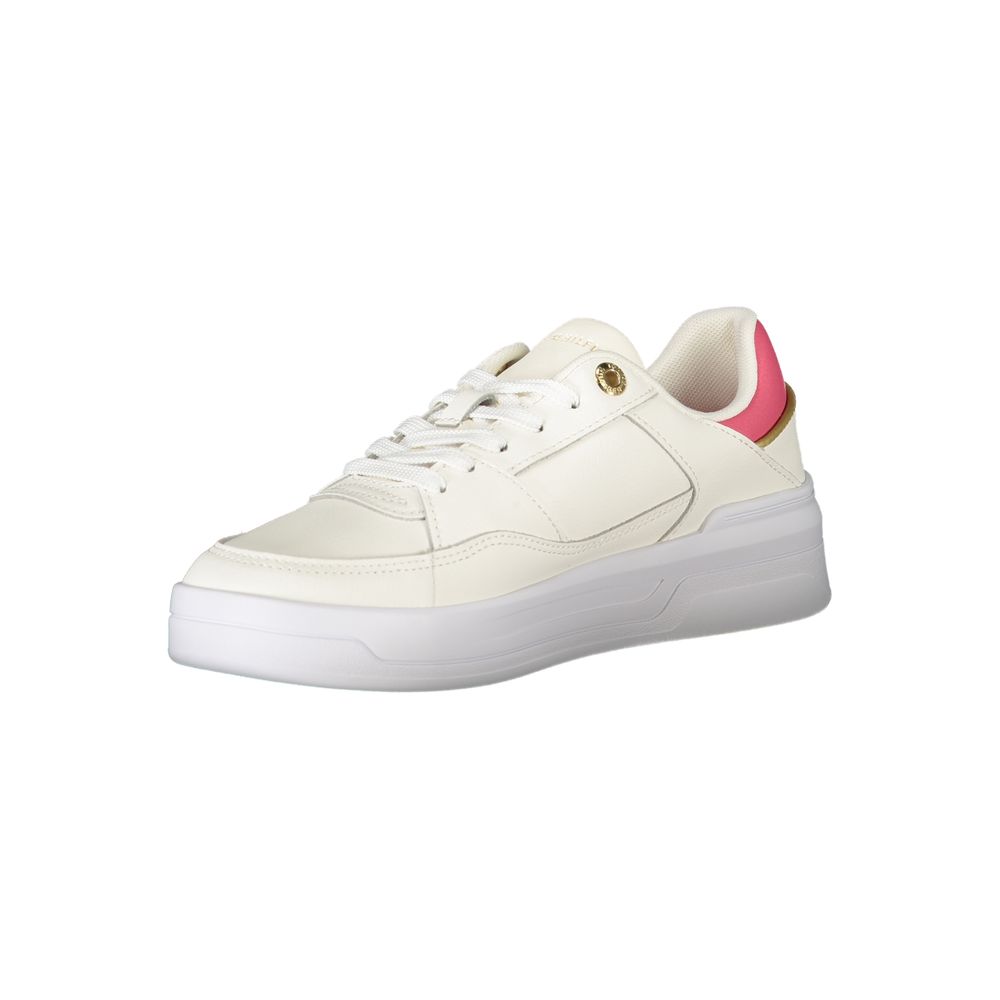 Bianco Polyurethane Women Sneaker