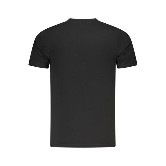 Black Cotton Men's T-Shirt