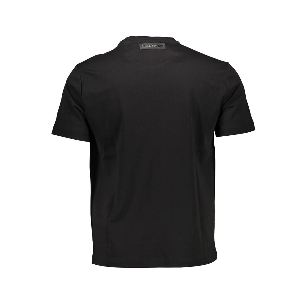 Black Cotton Men's T-Shirt