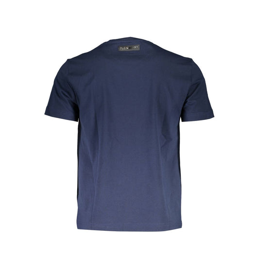 Blue Cotton Men's T-Shirt