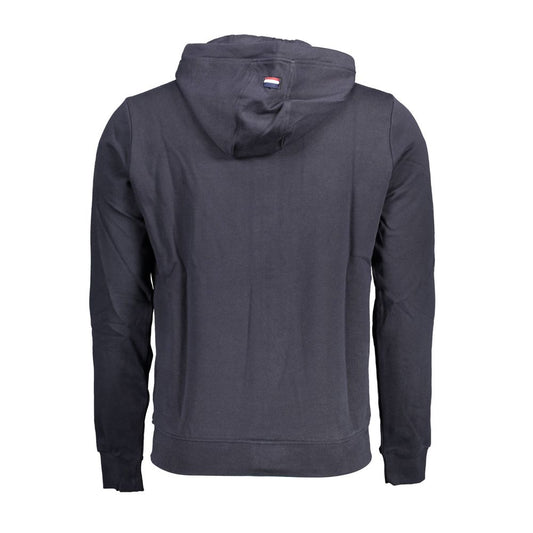 Blue Cotton Men's Hoodie