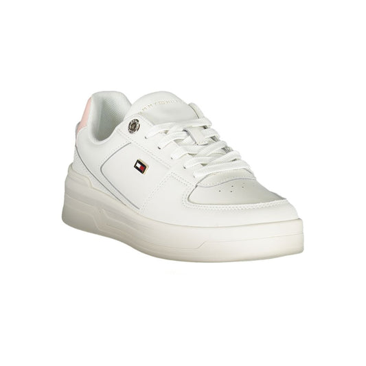 White Leather Women Sneaker