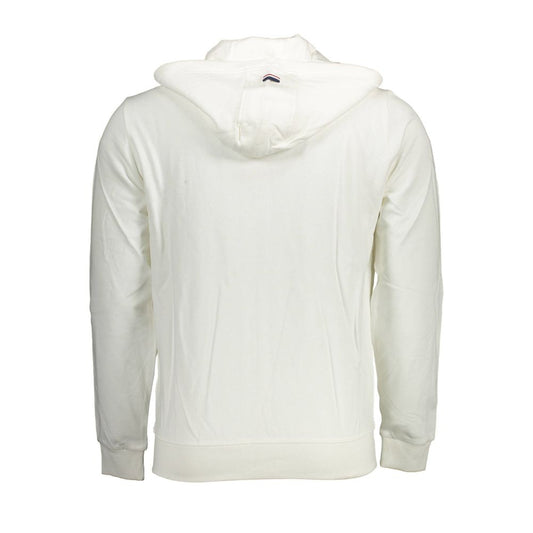 White Cotton Men's Hoodie