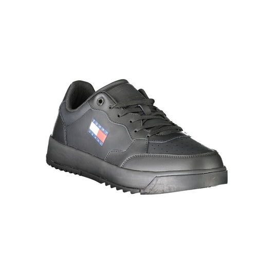 Nero Poliuretano Men Sneaker