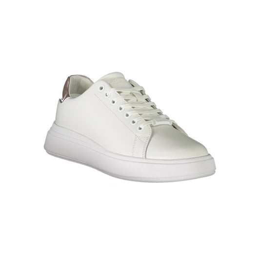 White Leather Women Sneaker