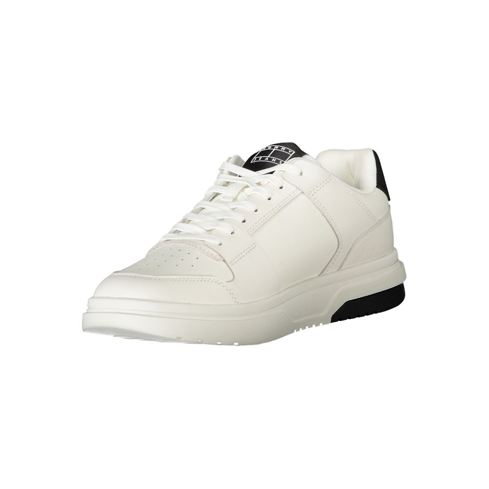 Bianco Polyurethane Men Sneaker