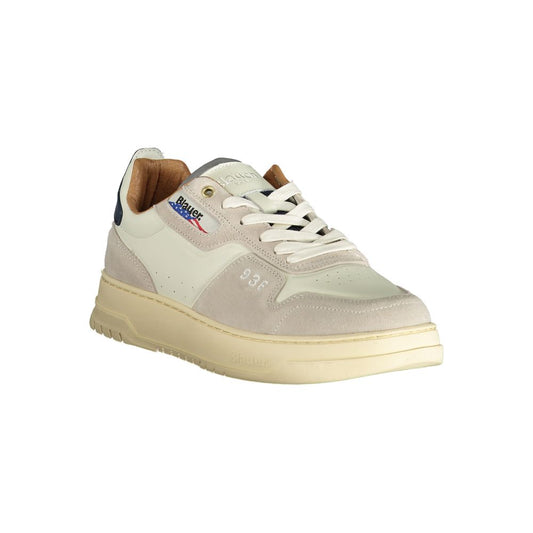 Bianco Poliuretano Men Sneaker
