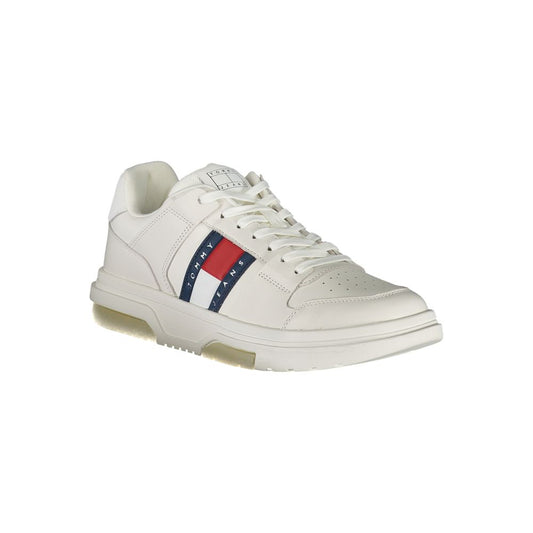 Bianco Poliuretano Men Sneaker