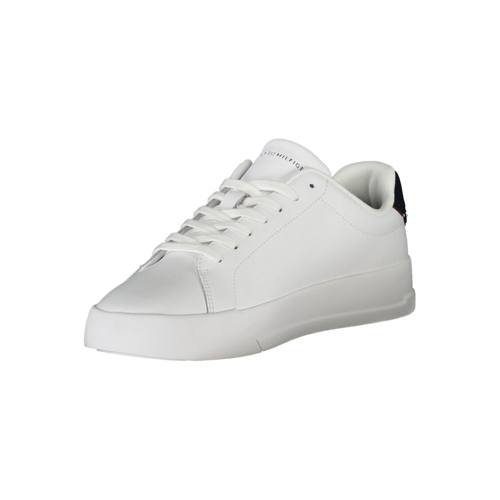 Bianco Polyurethane Men Sneaker
