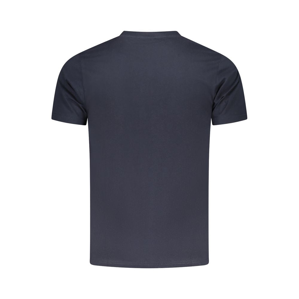 Blu Cotton Men T-Shirt