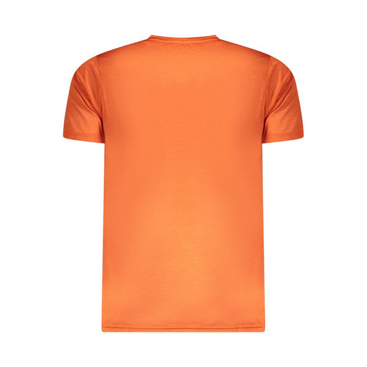 Arancione Polyester Men T-Shirt