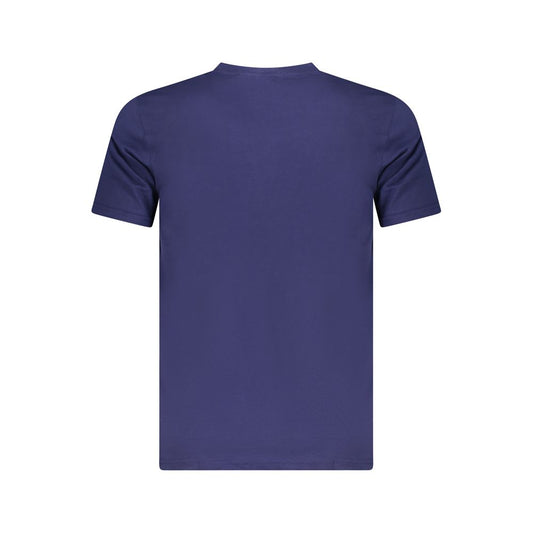 Blu Cotton Men T-Shirt