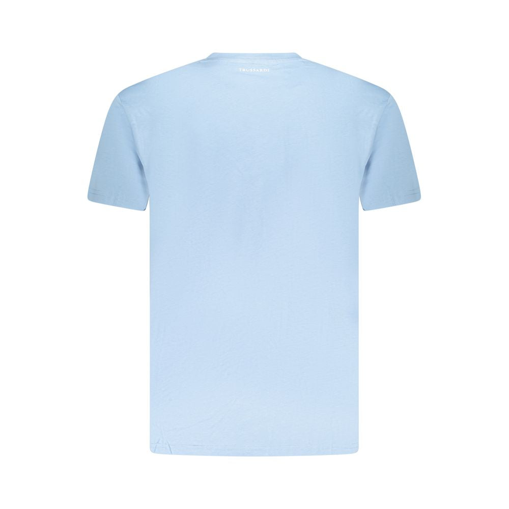 Azzurro Cotton Men T-Shirt
