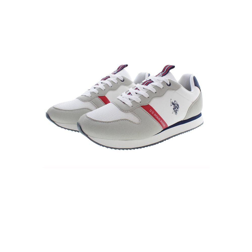 Bianco Polyurethane Men Sneaker