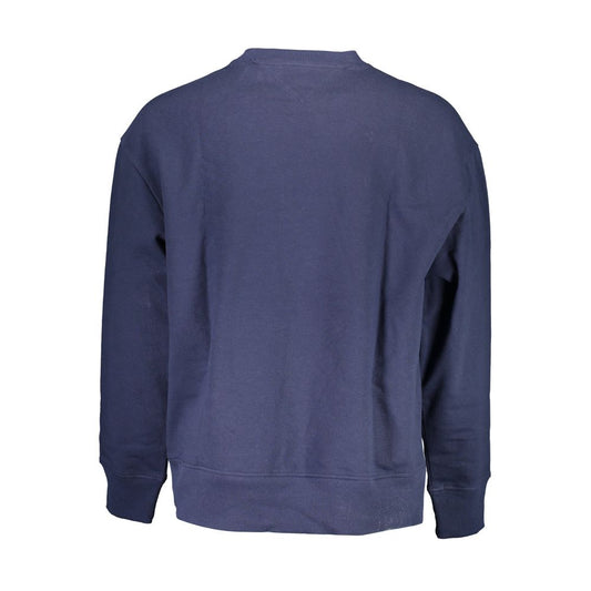 Blue Cotton Men's Sweatshirt