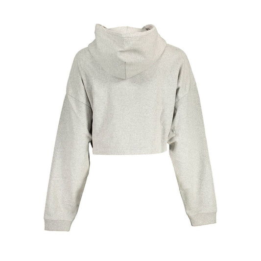 Grigio Cotton Women Sweatshirt