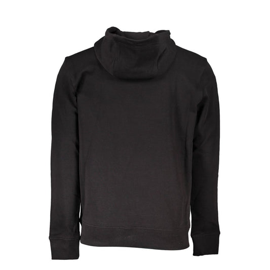 Black Cotton Men's Sweatshirt