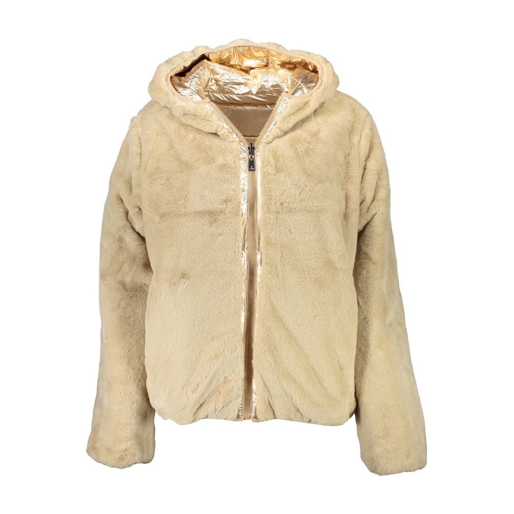 Gold Nylon Women's Jacket