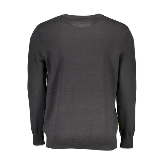 Black Organic Cotton Men Sweater