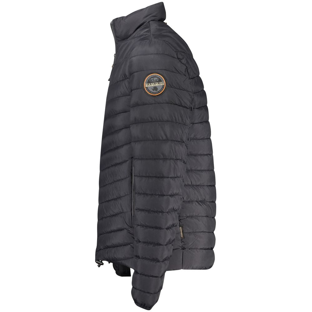 Black Polyamide Men's Jacket