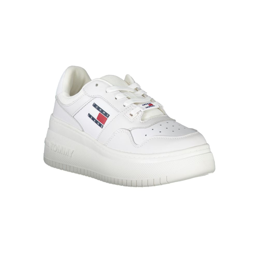 Bianco Leather Women Sneaker