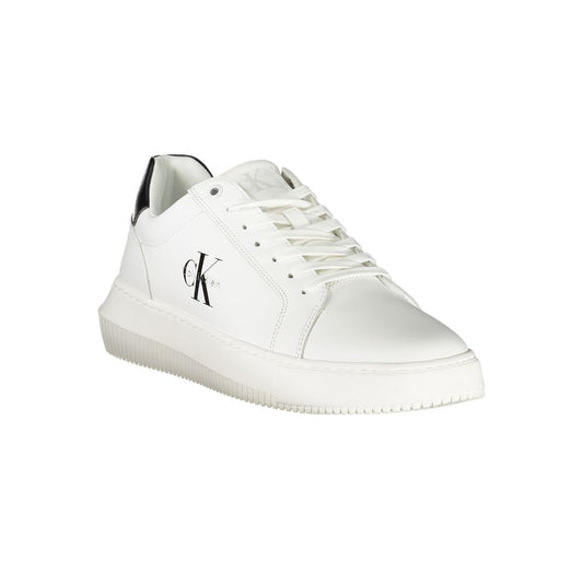 Bianco Polyurethane Men Sneaker