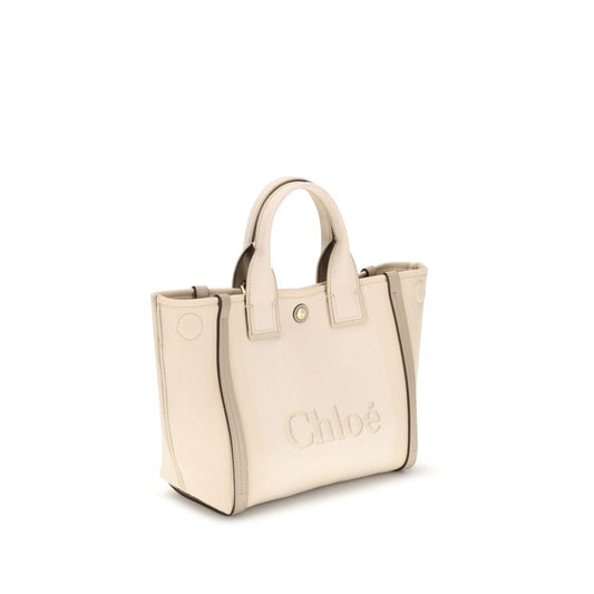 Beige Cotton Handbag