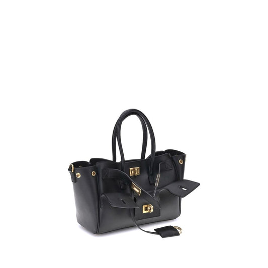Black Calf Leather Bos Taurus Handbag