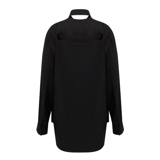 Black Cotton Long Dress