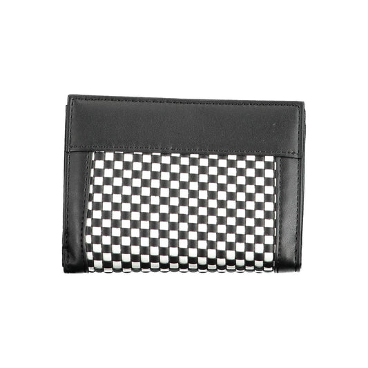 Black Polyurethane Women Wallet