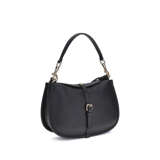 Black Calf Leather Bos Taurus Shoulder Bag