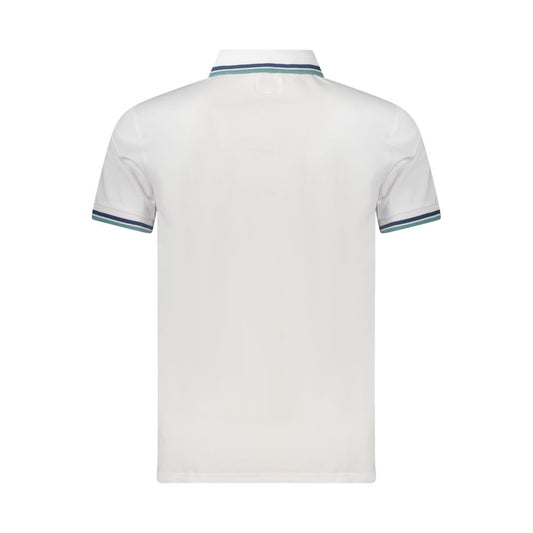 White Cotton Men's Polo Shirt