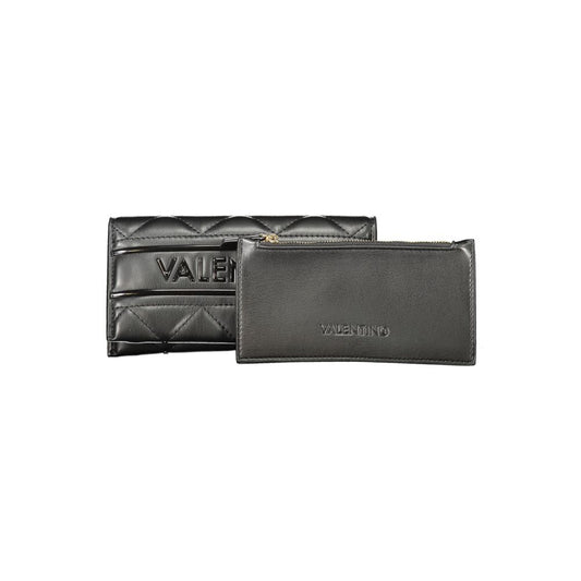 Nero Poliuretano Women Wallet