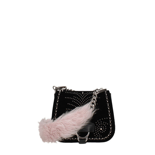 Pink Fur Shoulder Bag