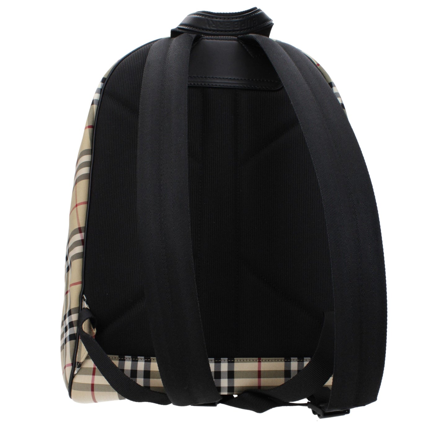 Beige Fabric Backpack