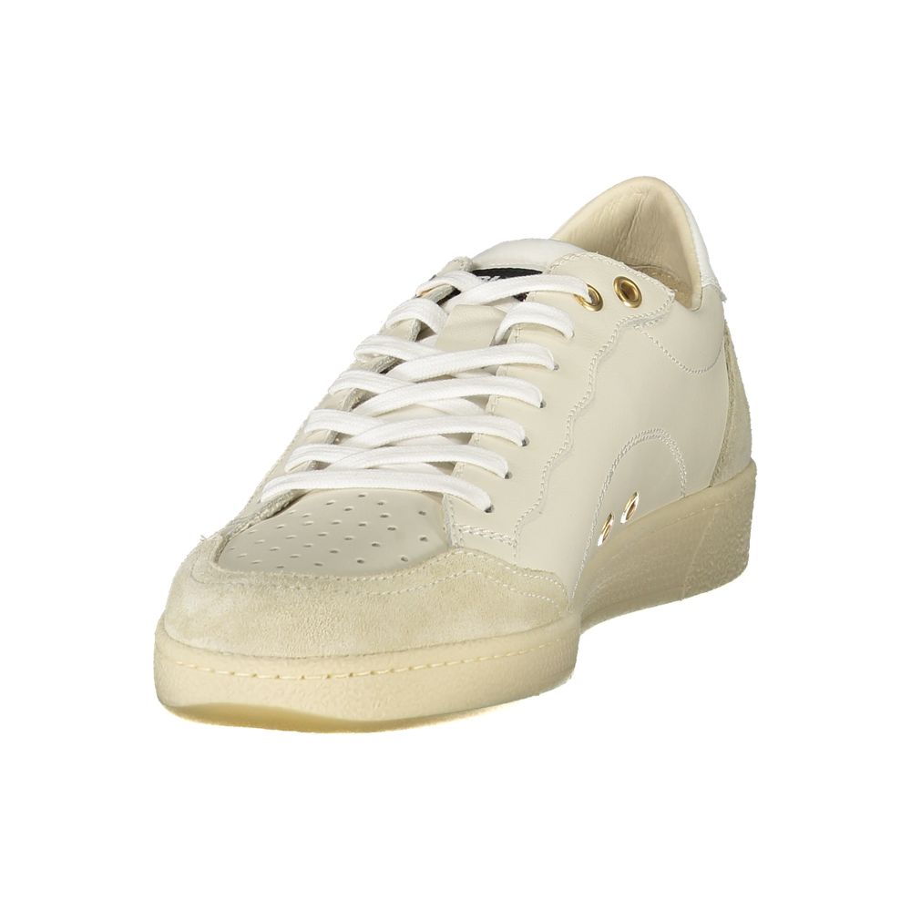Bianco Poliuretano Uomo Sneaker
