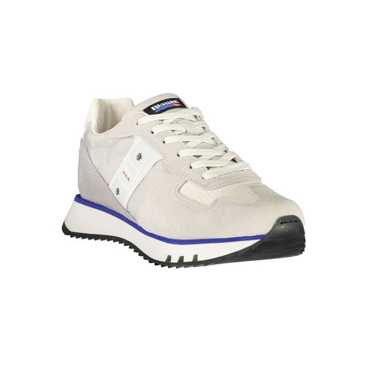 Grigio Polyurethane Men Sneaker