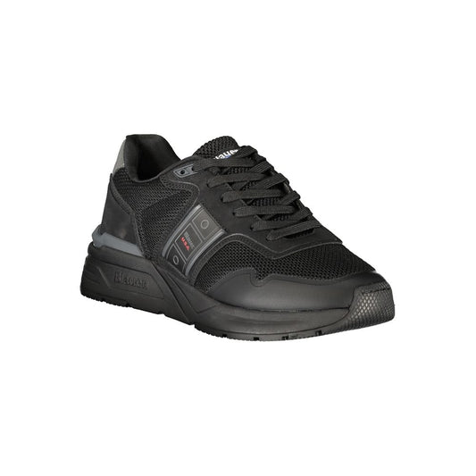 Nero Polyester Men Sneaker