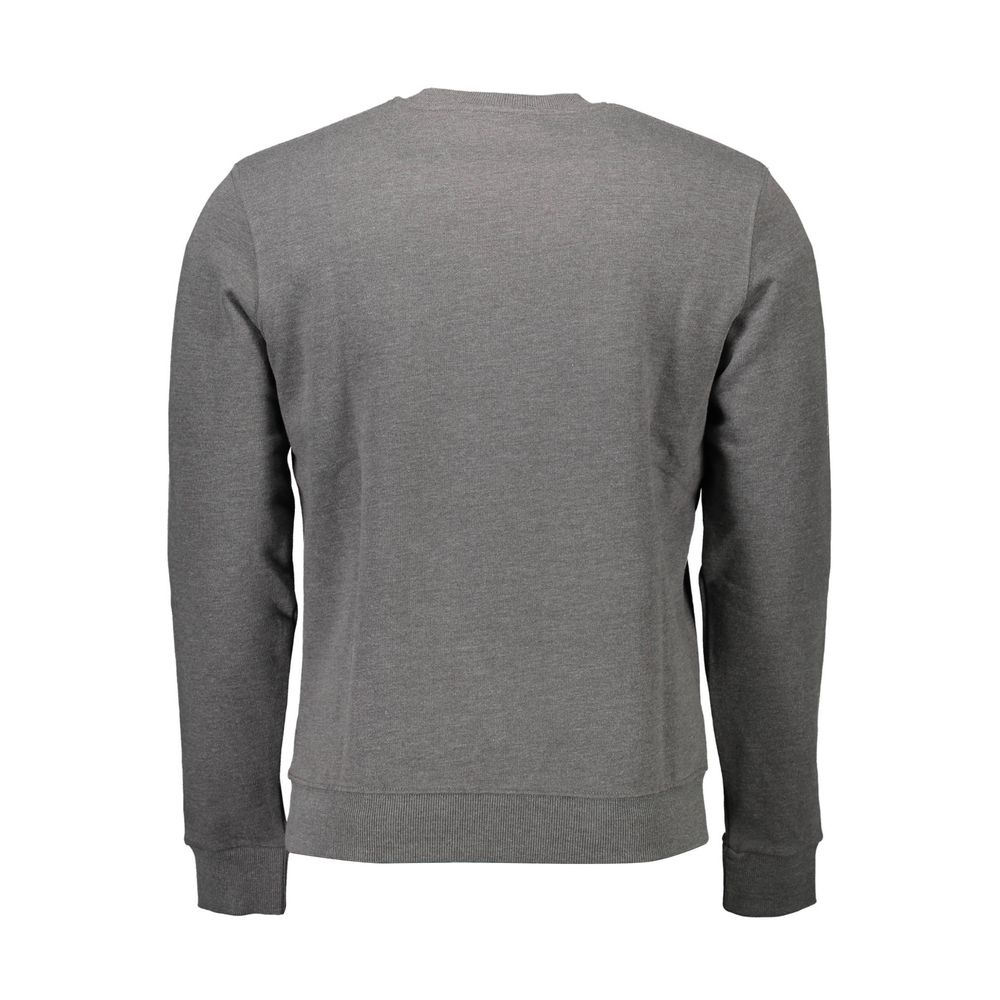 Gray Cotton Mens Sweatshirt