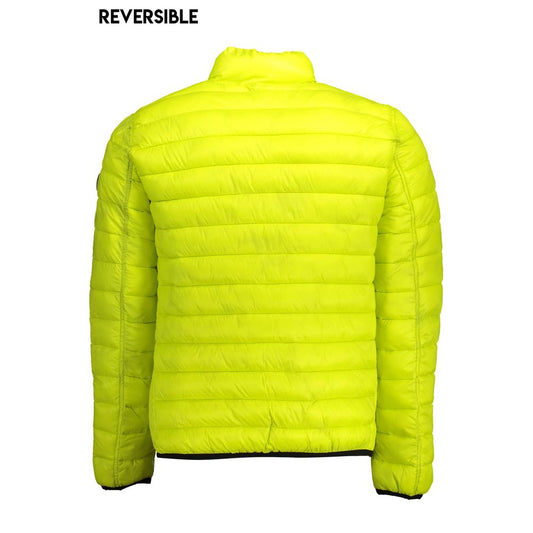 Yellow Nylon Mens Jacket