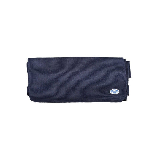 Blue Cotton Men Scarf