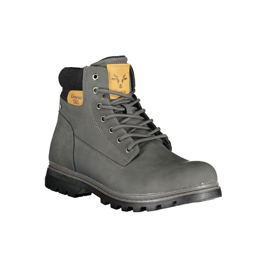 Grey Polyurethane Men's Boot