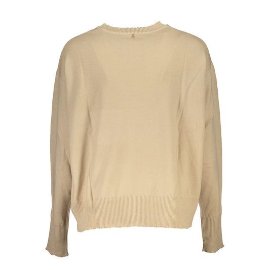 Beige Tessuto Womens Sweater