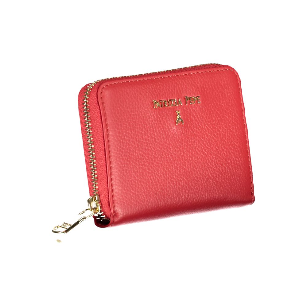 Rosso Poliuretano Woman Wallet