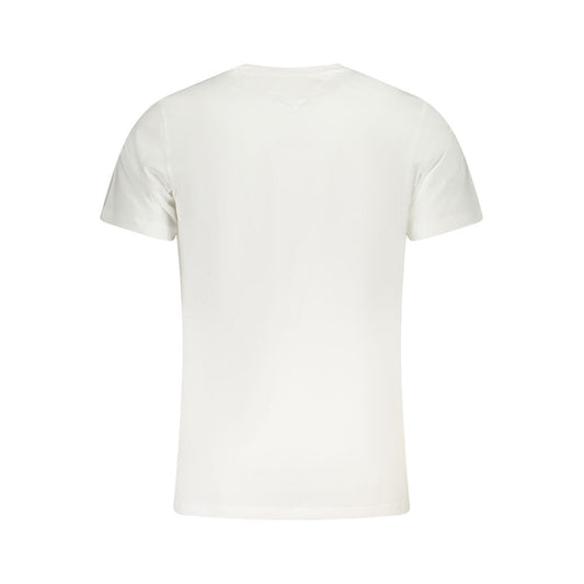 White Cotton Men's T-Shirt